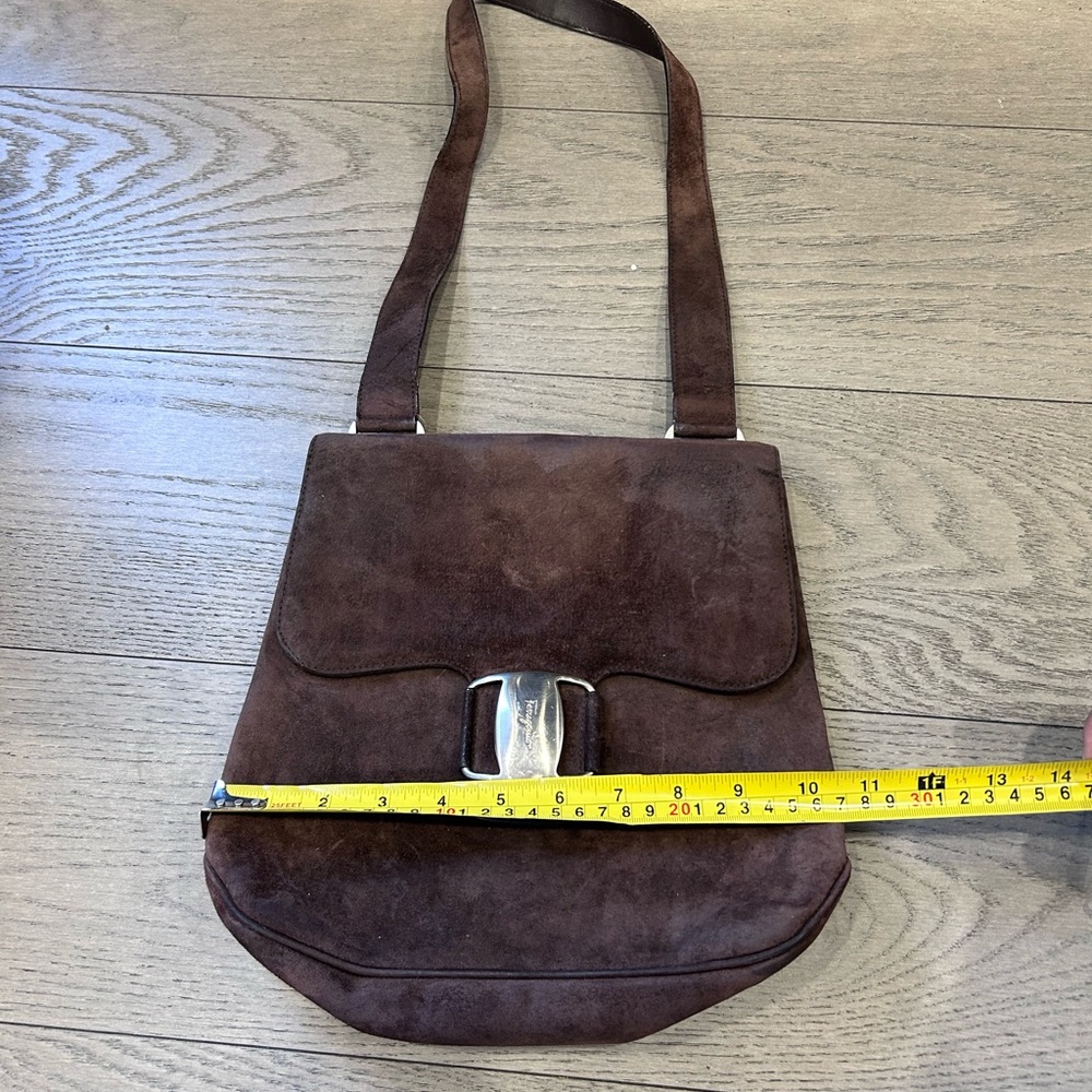 Salvatore Ferragamo Brown Suede bag